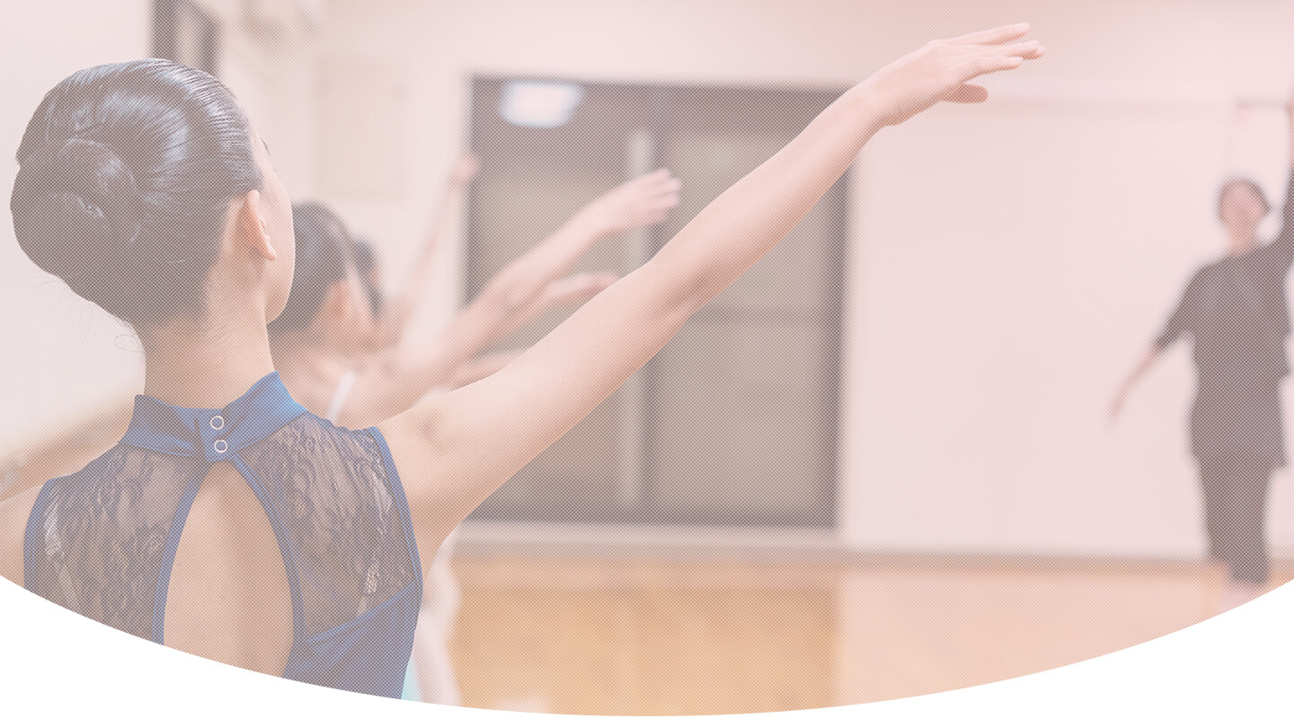 有香潤バレエスタジオ レッスン風景